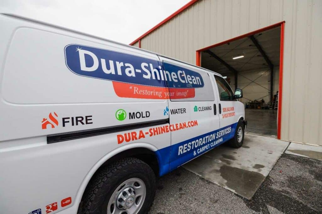 Dura-Shine Clean janitorial service van