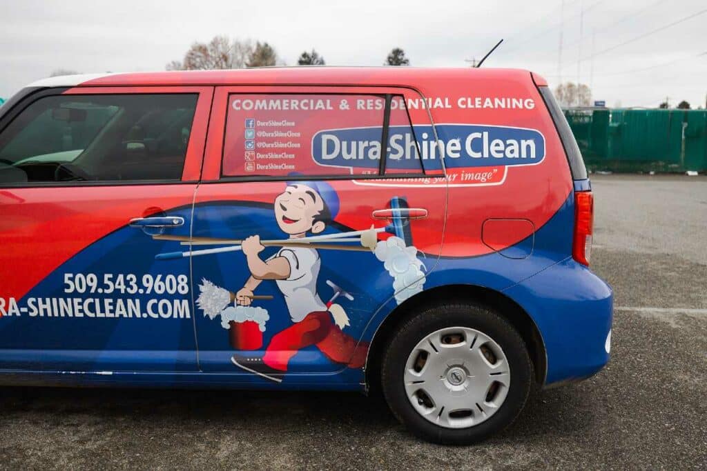 Dura-Shine Clean cleaning service truck