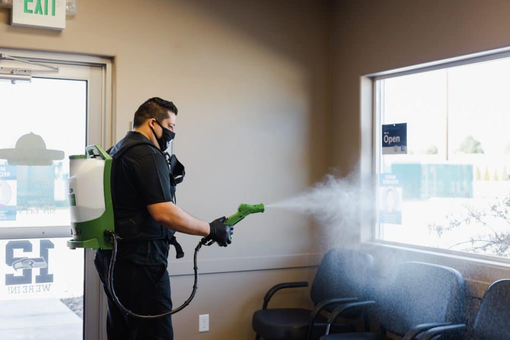 January flu season cleaning